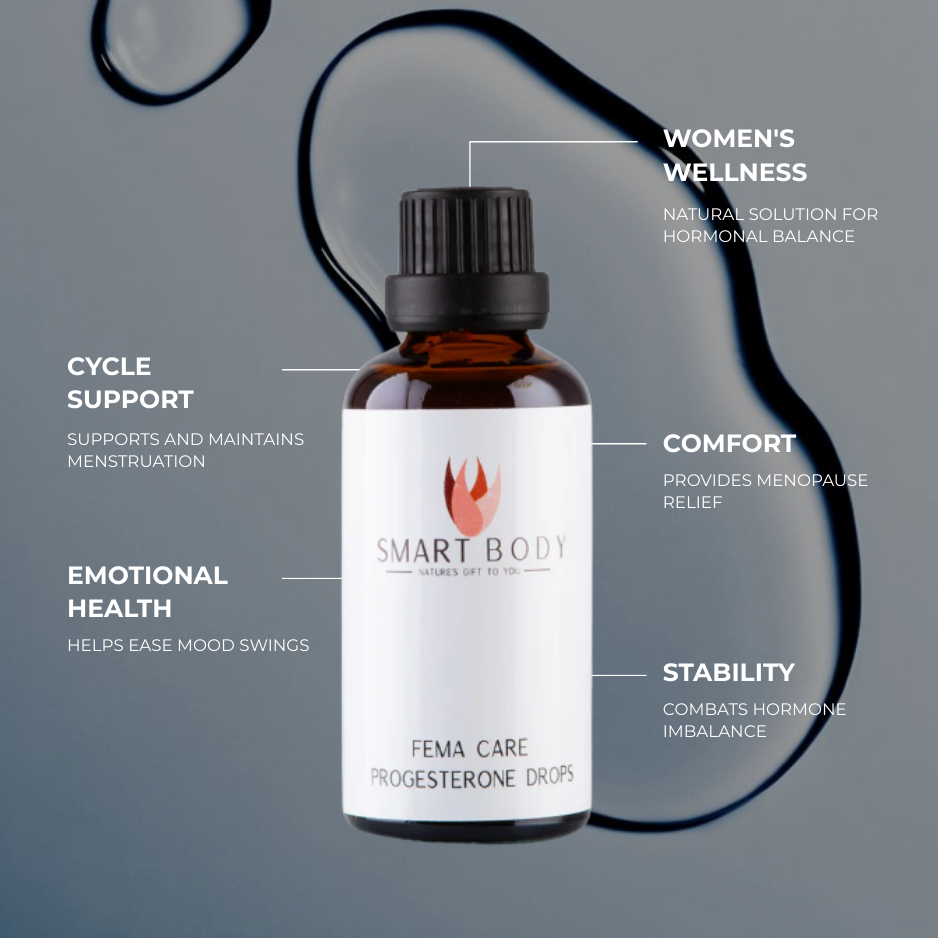 Smart Body Fema Care Progesterone Menopause Drops